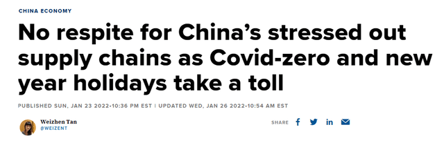 China Zero Covid Policy