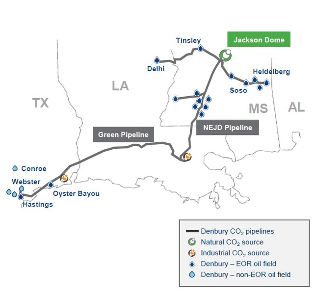 Denbury; CO2; Gulf Coast; pipelines