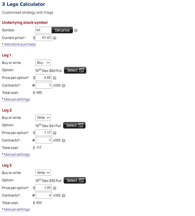 xrt options