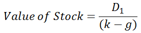 Gordon Growth Model Formula