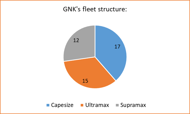 GNK's fleet structure