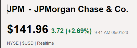 Seeking Alpha, JPM stock