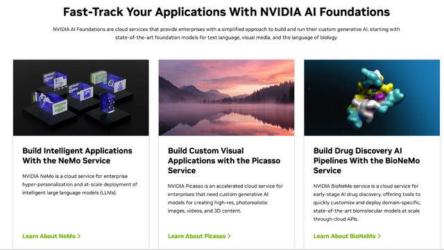 NVIDIA AI Foundations, NVDA stock