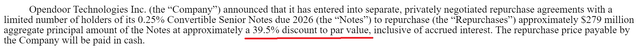 OPEN SEC filing