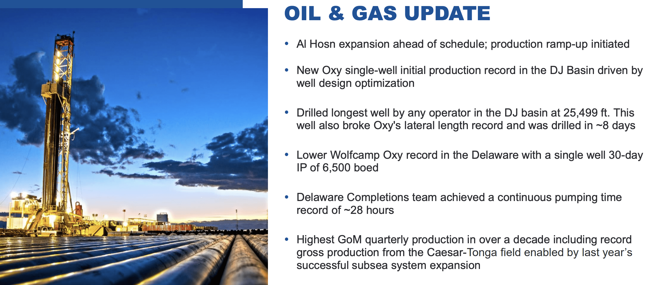 Occidental Petroleum Q1 Shareholder Returns Continue (NYSEOXY
