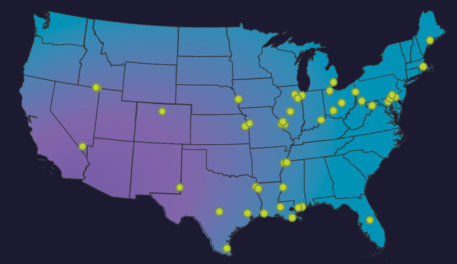 Penn casino map