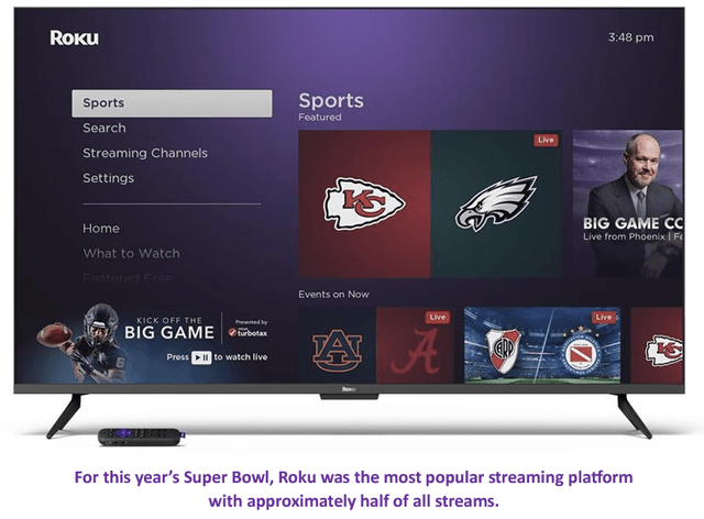 Roku Sports Menu