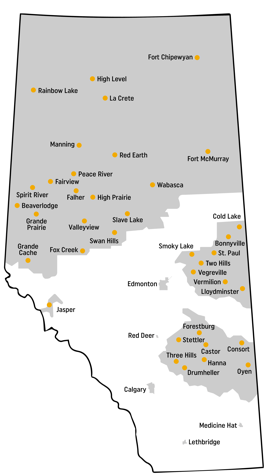 ATCO Ltd. Service Map