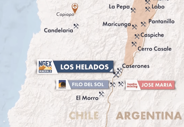 The Vicuña copper-gold district