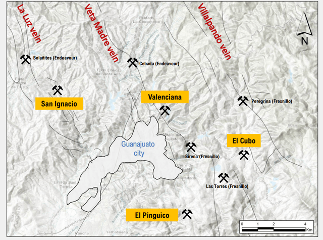 Guanajuato Silver Operations (excluding Topia)