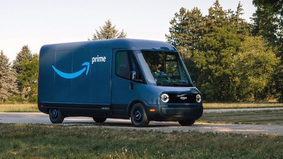 Rivian's Amazon delivery van