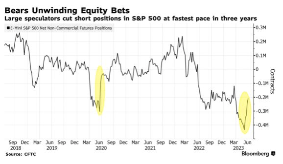 Bears Unwinding Equity Bets