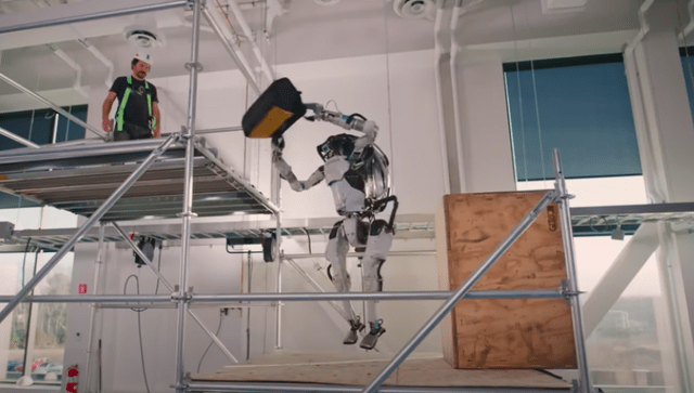 Boston Dynamics' Atlas working