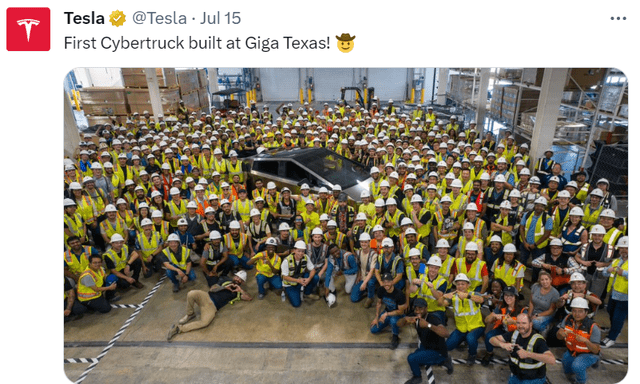 TSLA Tesla CyberTruck product