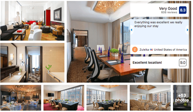 Sample of valuable content provided by BKNG