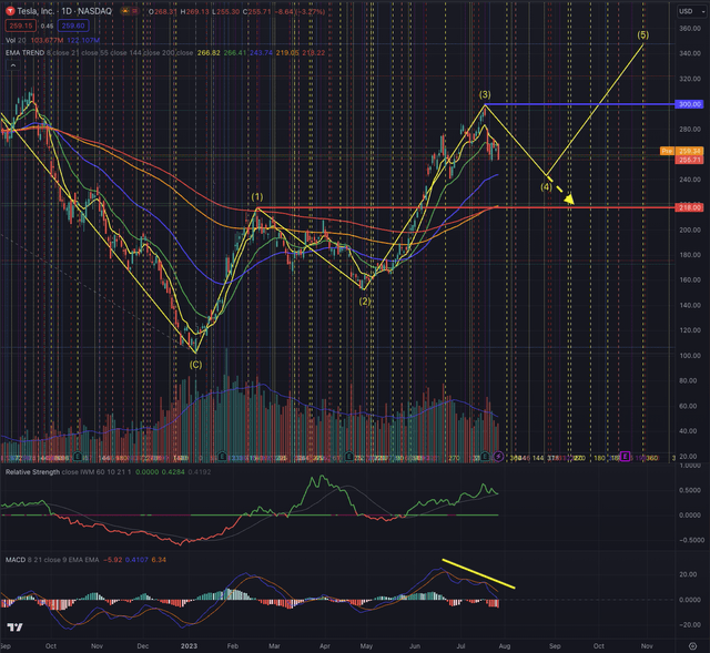 TSLA Likely Outcome 28.07.2023