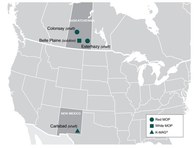 Mosaic's Potash operations
