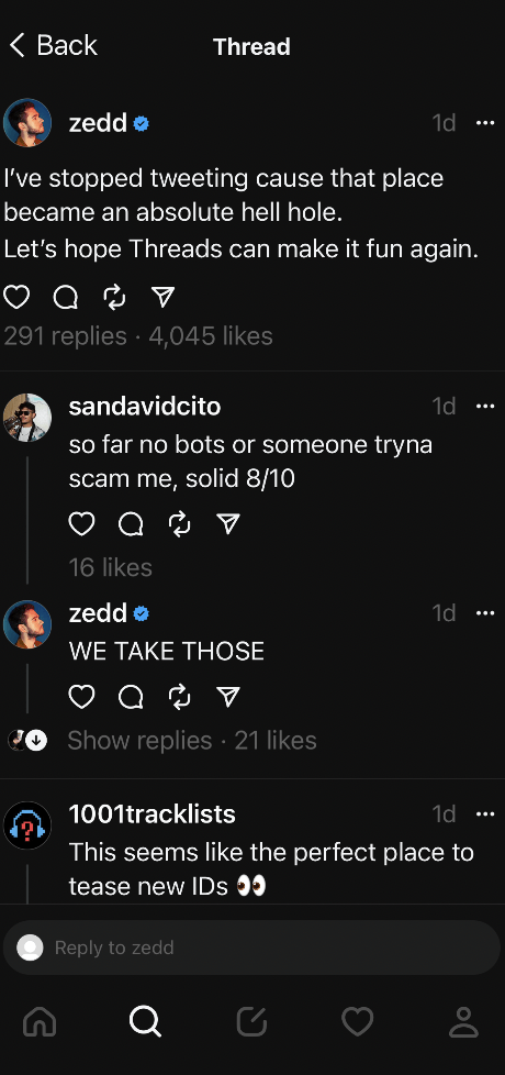 Threads Screenshot