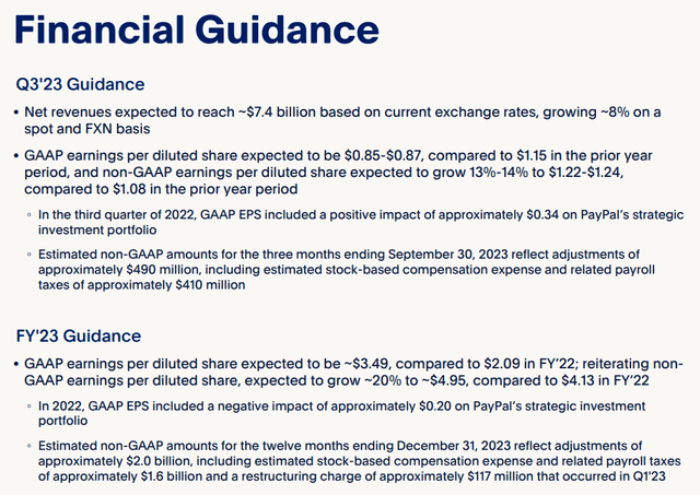 Financial guidance