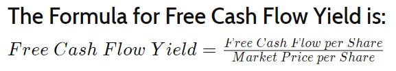 Free Cash Flow Yield