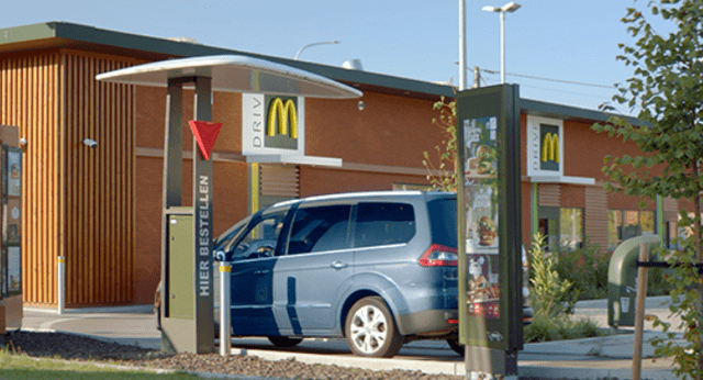 Green McDonald's Logo in Belgium