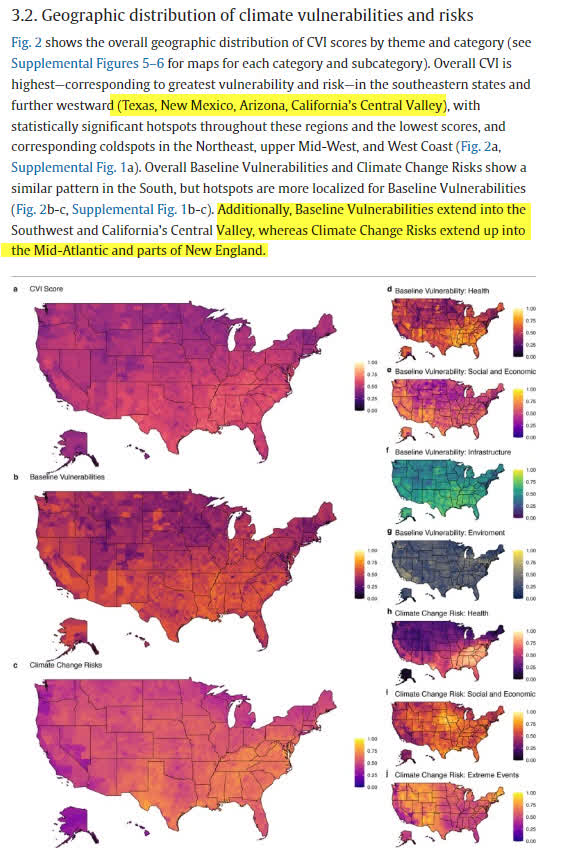 Heat maps of climate event risk