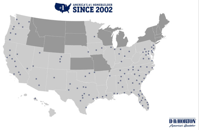 D.R. Horton Operates In Many States - D.R. Horton 3Q23 Investor Presentation