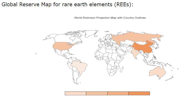 A look at the rare earth minerals on the globe