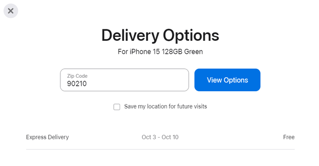 iPhone 15 availability