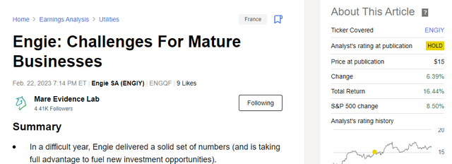 Mare Past Analysis