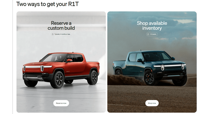 Rivian R1T pickup truck car