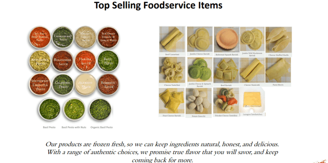 Armanino Foodservice Items