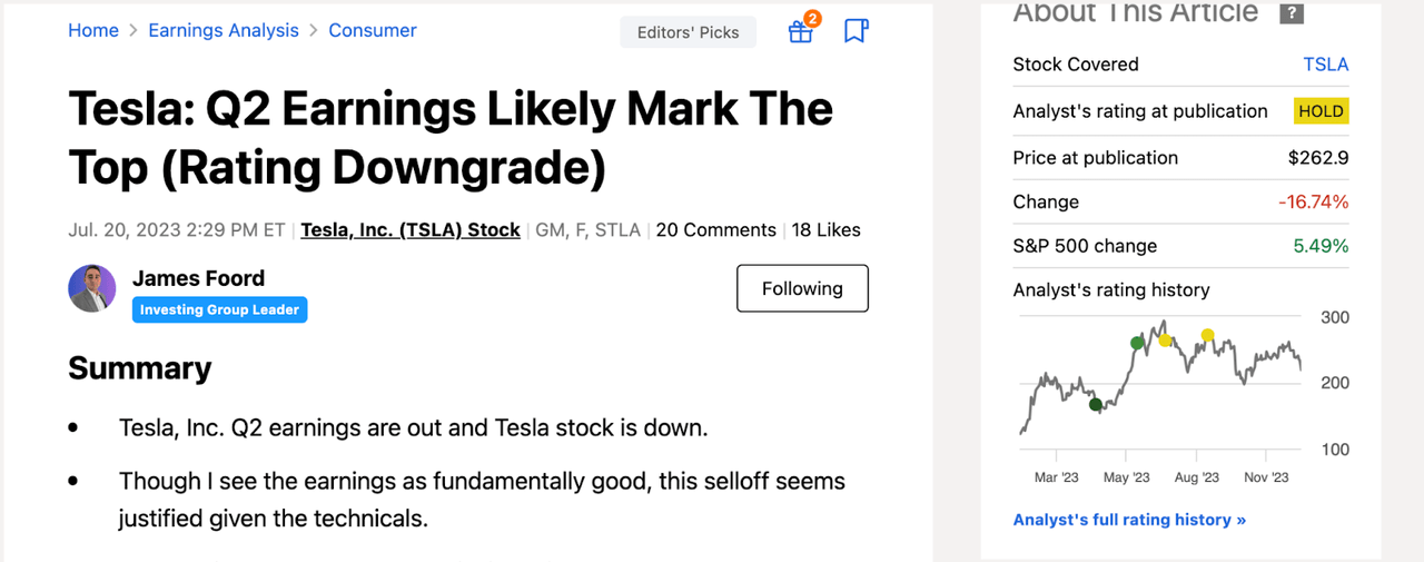 Previous Tesla Article