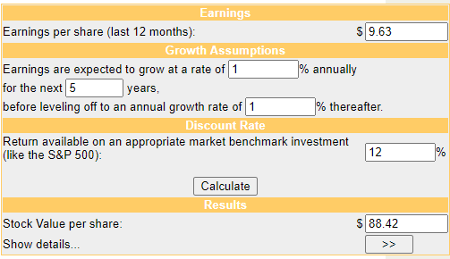 MMM discounted cash flow fair value