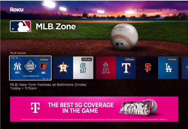 The image shows a screenshot on MLB zone.