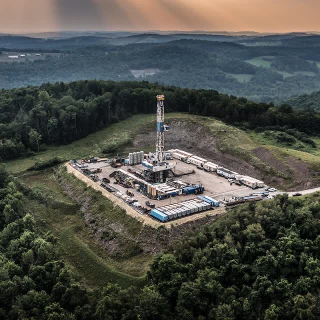 Marcellus drilling rig