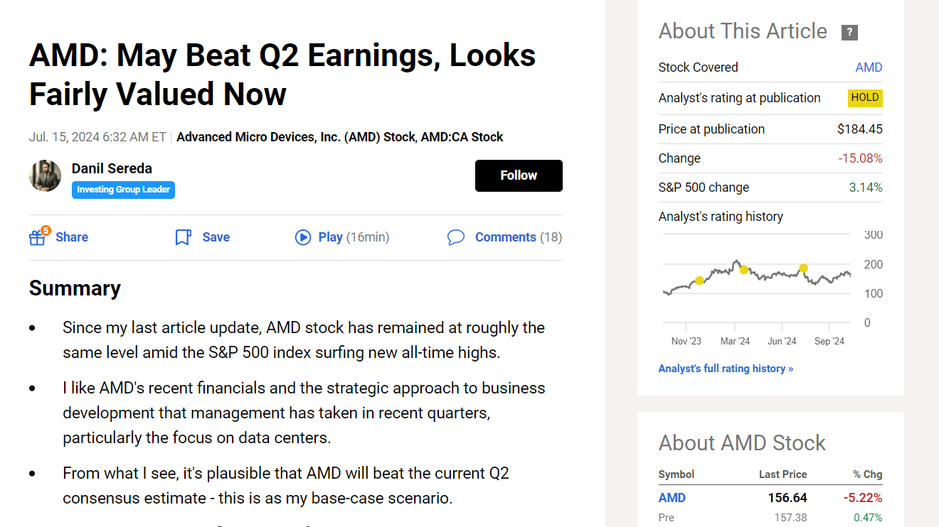AMD AI And Data Centers Lead The Charge (NASDAQAMD) Seeking Alpha
