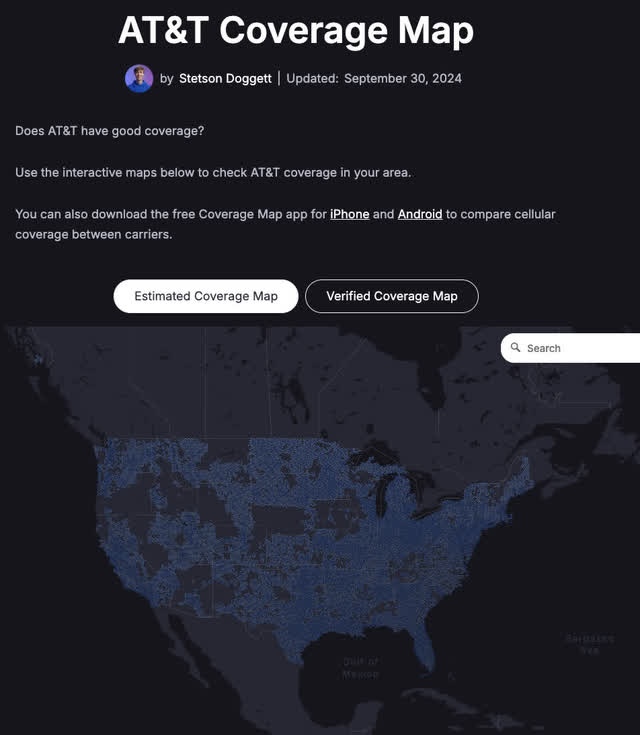 coveragemap.com AT&T 5G