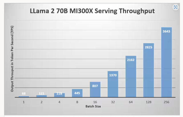 MI300x test result