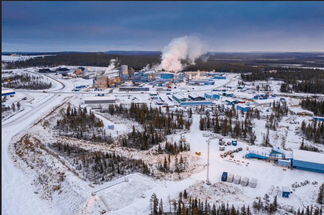 Ariel View of Agnico Eagle Mine