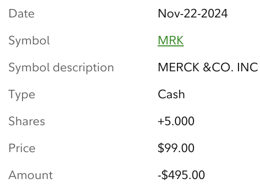 Merck buy