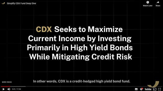 CDX ETF: Good Way To Own High Yield Bonds (NYSEARCA:CDX) | Seeking Alpha