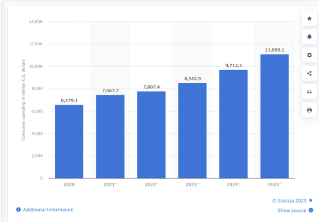 Video Game subscription revenue outlook