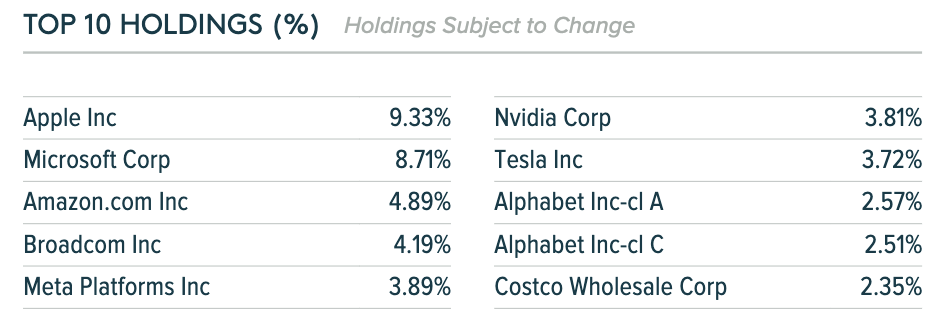 Ripster📈📉 on X: $STUDY $QQQ #tradingtips #holdings Always know the top  holdings in Market Indices Top holding in Nasdaq 100 When heavier weighted  stocks tank they pull Nasdaq/indices down Top 10 holding