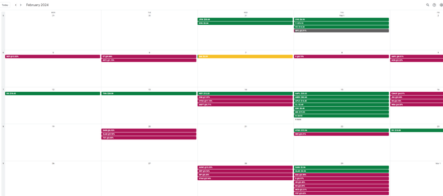 My Dividend Calendar