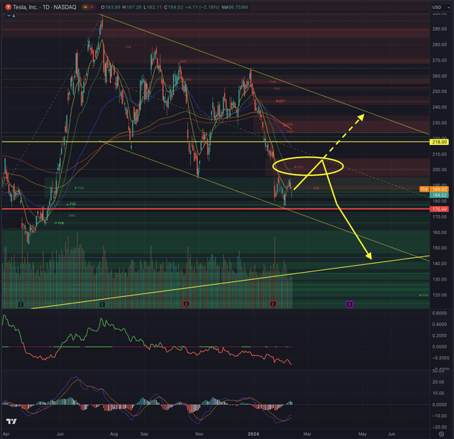 TSLA Likely Outcome 14.02.2024