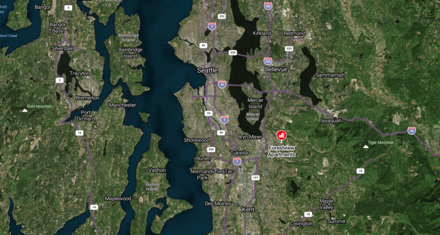 A map of a city Description automatically generated