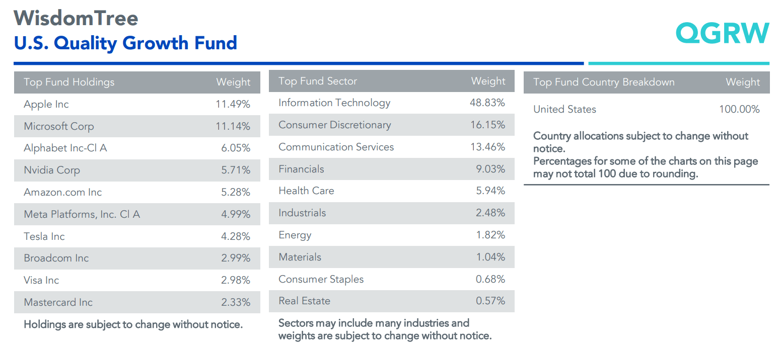 QGRW: Harnessing Quality And Growth Beyond Magnificent Seven And Nasdaq100  (NYSEARCA:QGRW) | Seeking Alpha