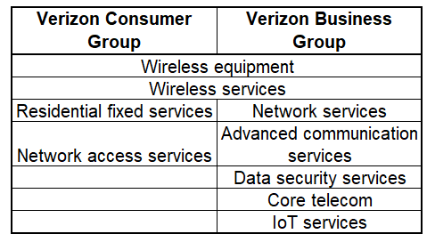 VZ's services and products