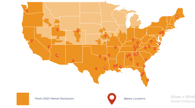 Geographic distribution of Flowers factories and their geographic reach